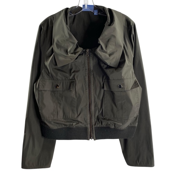 SIMPLY VERA SIZE X-LARGE OLIVE POCKETS LONG SLEEVE POLYESTER JACKET $69 RETAIL - Picture 1 of 2